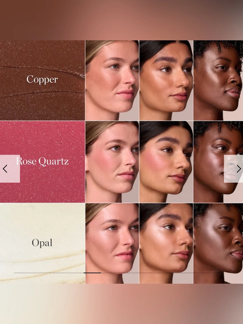 Ogee Crystal Contour Collection: Bronzer, Blush, & Highlighter Face Sticks